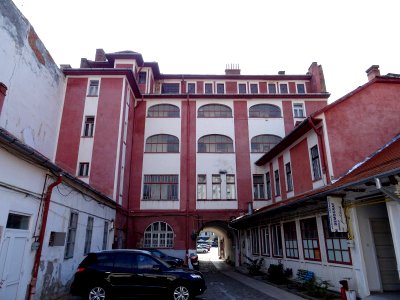 Tg.Mures Palatul Apollo courtyard