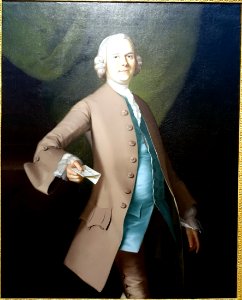 The Honorable William Greenleaf, by Joseph Blackburn, 1757, oil on canvas - Portland Art Museum - Portland, Oregon - DSC08908