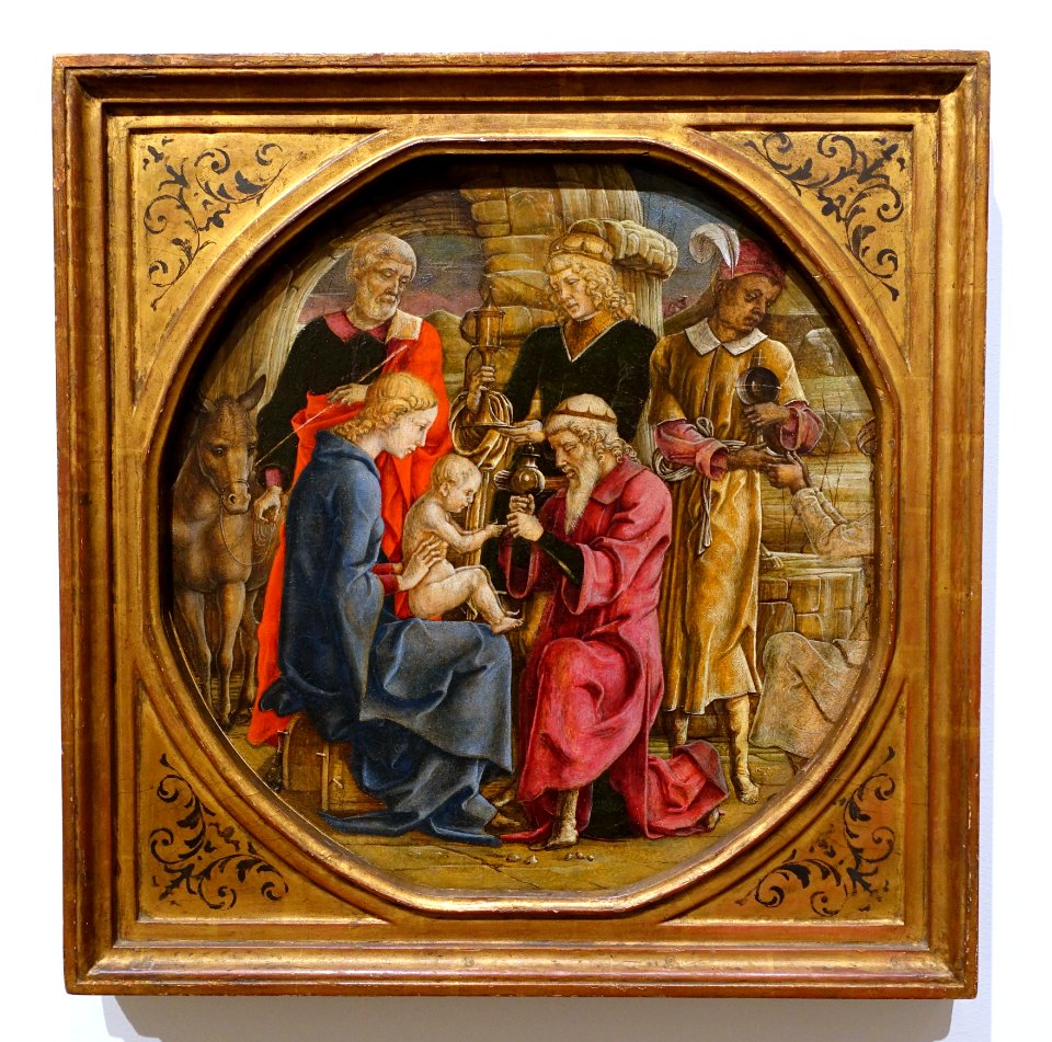 The Adoration of the Magi, Cosme Tura, Italy, c. 1480, tempera on panel - Fogg Art Museum, Harvard University - DSC01094
