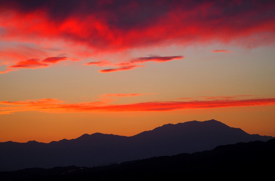 Desert nature sky