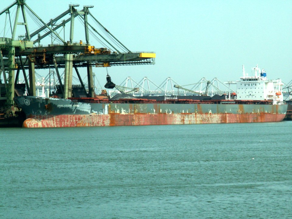 Thalassini Kyra, Mississippi harbour, Port of Rotterdam, Holland 04-May-2006