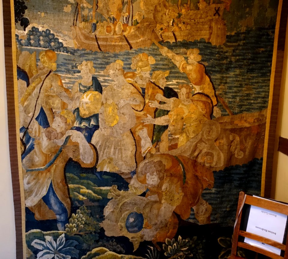 The Abduction of Helen, probably Flemish, c. 1550-1620, wool and silk - Packwood House - Warwickshire, England - DSC08927