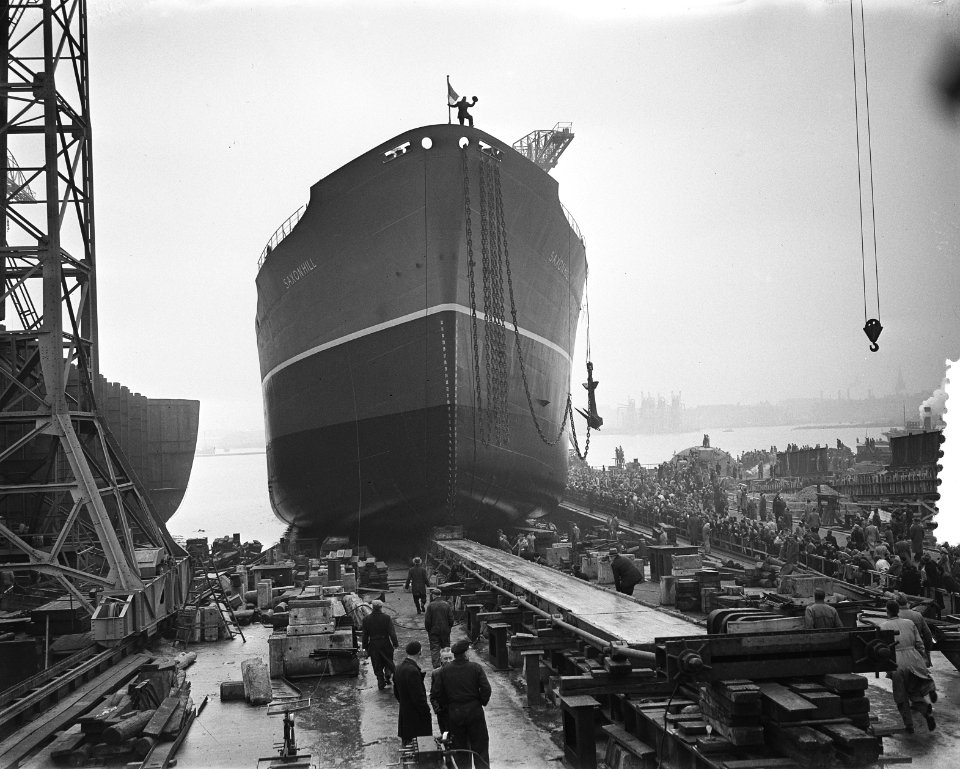 Tewaterlating Saxonhill bij de NDSM te Amsterdam, Bestanddeelnr 905-4289