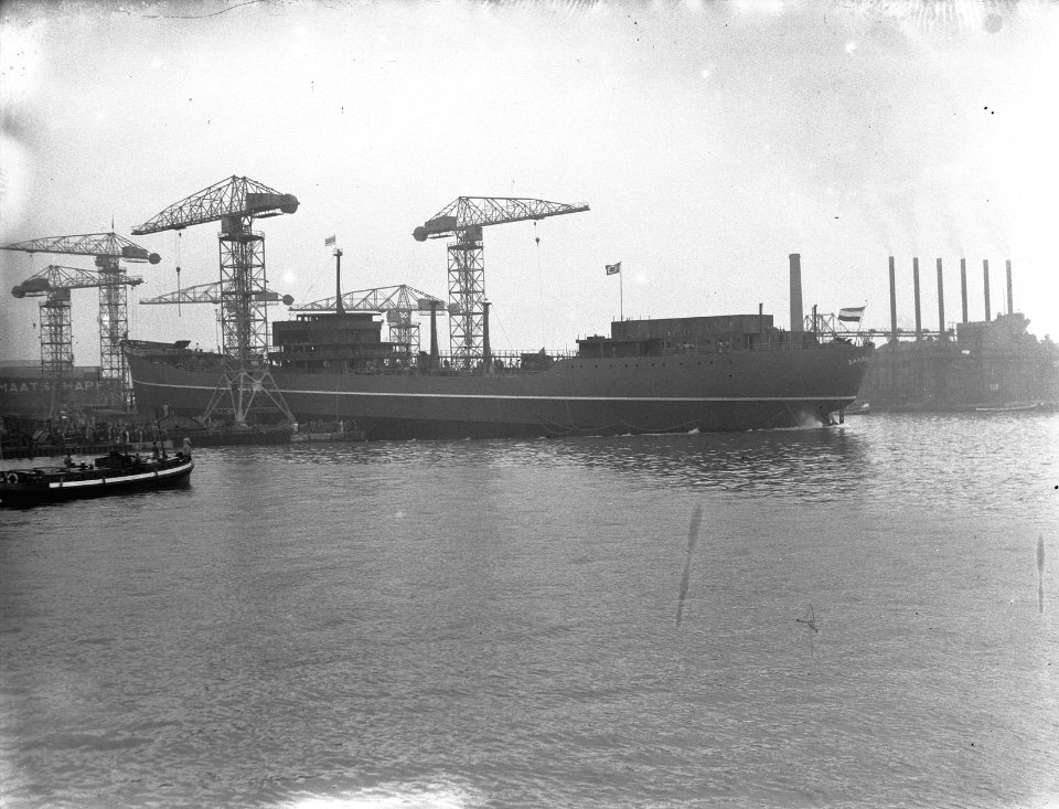 Tewaterlating Saxonhill bij de NDSM te Amsterdam, Bestanddeelnr 905-4284