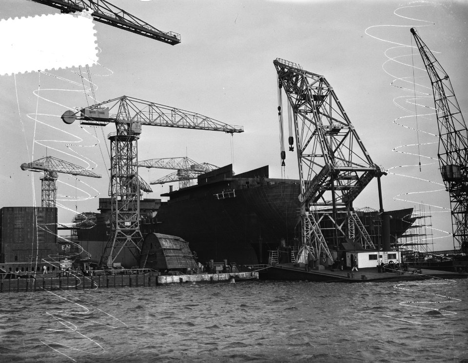 Tewaterlating NDSM Grieks schip Proteus, Bestanddeelnr 906-8418