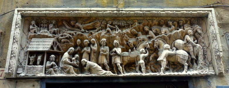 The Adoration of the Magi, attributed to Giovanni Gagini, 1460 - Genoa, Italy - DSC01236