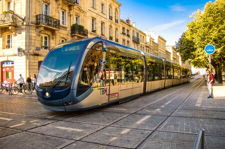 France tram traffic photo