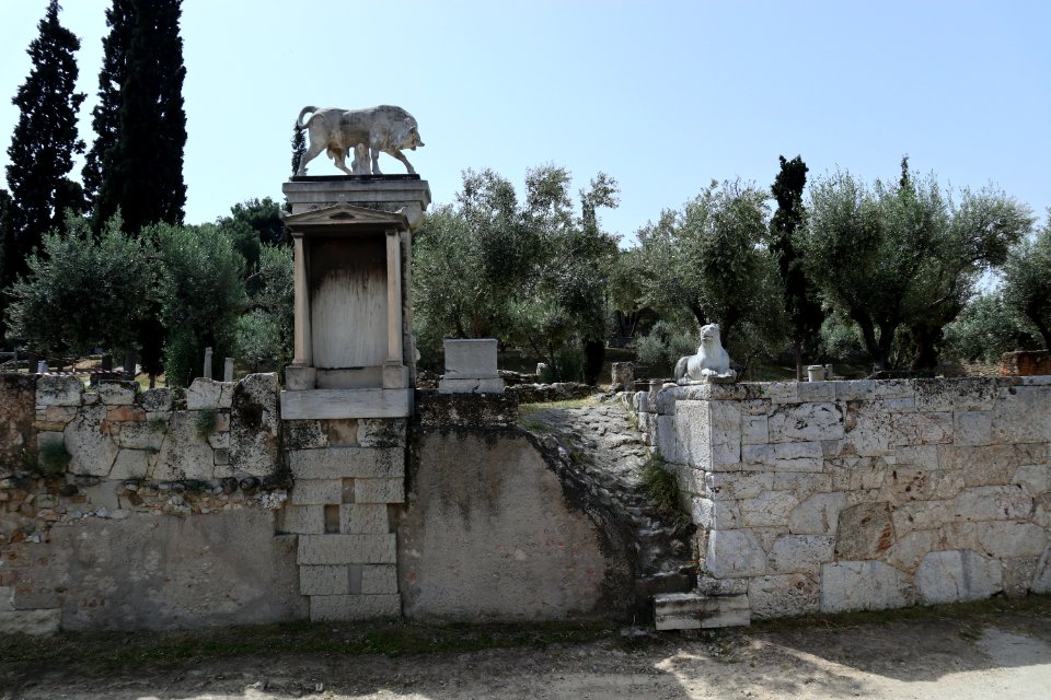 The ancient cemetery of Kerameikos in Athens, Greece