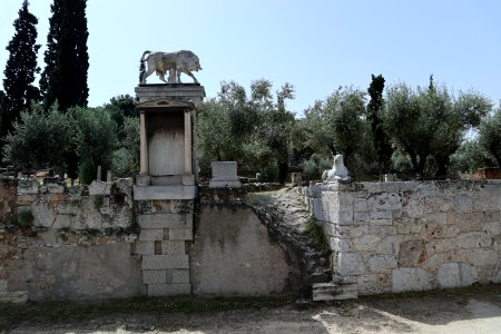 The ancient cemetery of Kerameikos in Athens, Greece