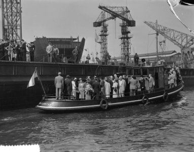 Tewaterlating snijkopzuiger werf Gusto Schiedam, Bestanddeelnr 906-4585