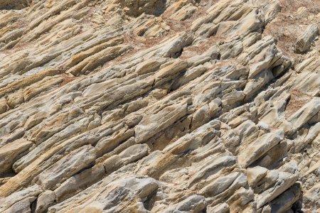 Texture of rocks in Karystos Euboea Greece photo