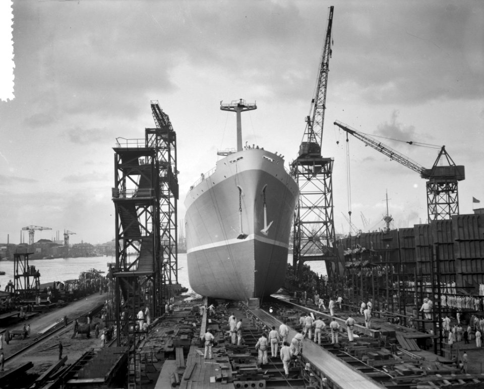 Tewaterlating Ms Merwelloyd RDU te Rotterdam, Bestanddeelnr 908-1456
