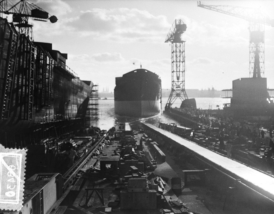 Tewaterlating NDSM Grieks schip Proteus, Bestanddeelnr 906-8430