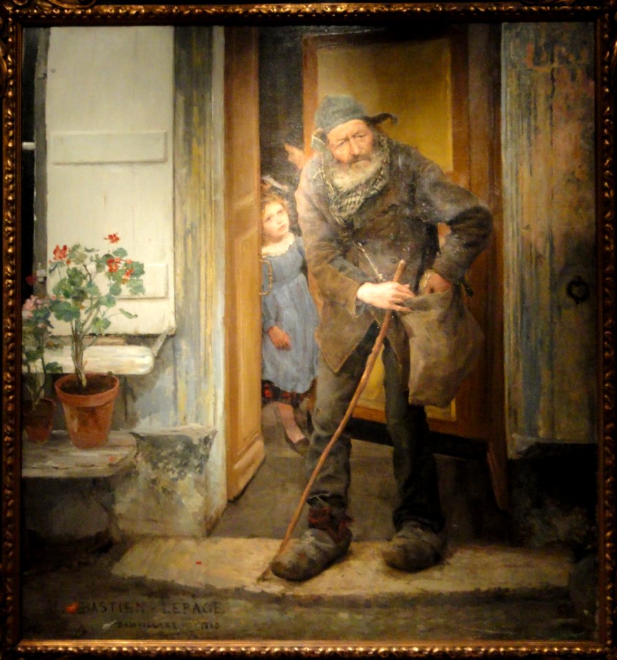 The Beggar by Jules Bastien-Lepage, 1880 - Ny Carlsberg Glyptotek - Copenhagen - DSC09440