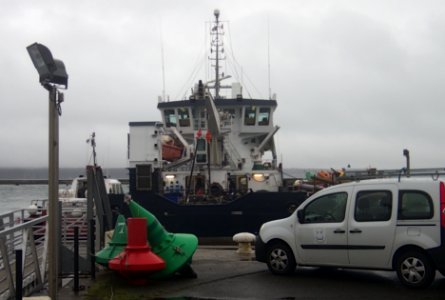 The Armorique and Françoyse de Grace II at berth in Brest