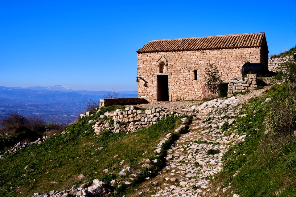 The Church of Saint Demetrios (Acrocorinth) on 10 January 2020