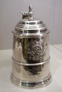 The Benjamin Pickman Tankard, Daniel Parker, American, c. 1759, silver - Fogg Art Museum, Harvard University - DSC01386