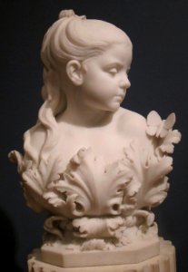 The Artist's Daughter, Nora, as the Infant Psyche' by Randolph Rogers