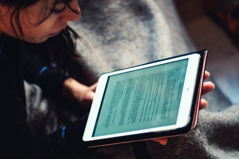 People screen touch
