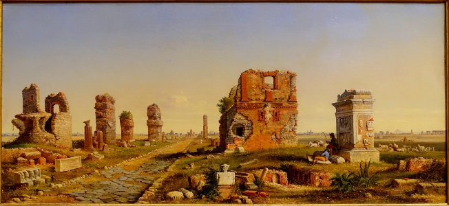 The Appian Way, by John Linton Chapman, 1879, oil on canvas - Currier Museum of Art - Manchester, NH - DSC07478