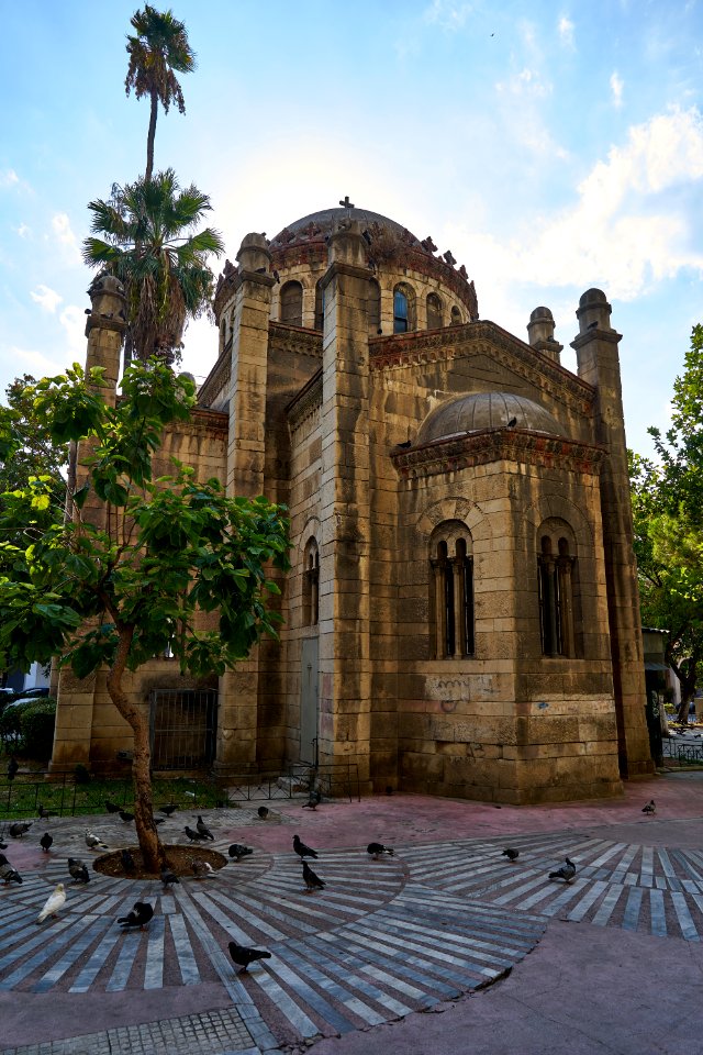 The Church of Saint George at 1 Thermopilon Street in Athens on 19 August 2020