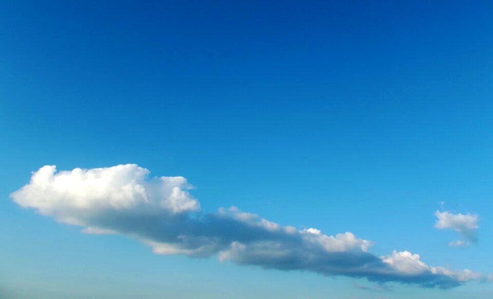 Landscape cotton clouds blue turkey