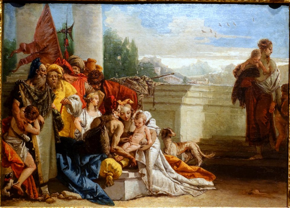 The Circumcision of the Children of Israel, by Giovanni Battista Tiepolo (studio), 1735-1740, oil on canvas - University of Arizona Museum of Art - University of Arizona - Tucson, AZ - DSC08219
