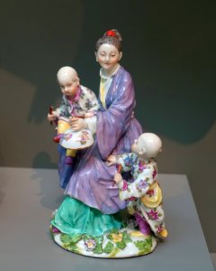 The Chinese Concert, probably by Friedrich Elias Meyer, Meissen Porcelain Factory, c. 1755, hard-paste porcelain - Wadsworth Atheneum - Hartford, CT - DSC05386