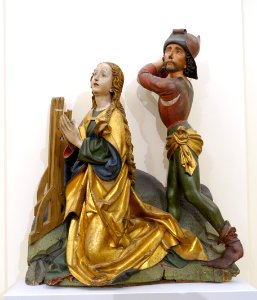 The Beheading of St. Catherine by Michel Erhart, c. 1480, linden wood - Bode-Museum - DSC03567