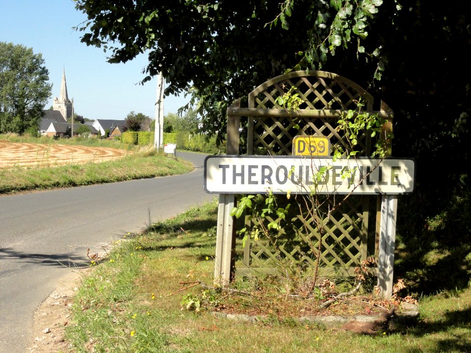 Thérouldeville (Seine-Mar.) entrée
