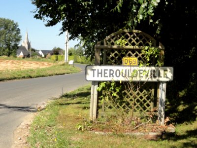 Thérouldeville (Seine-Mar.) entrée