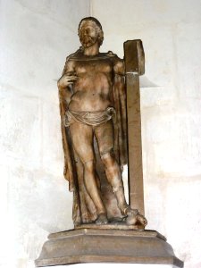 Thérouanne (Pas-de-Calais, Fr) église Saint-Martin, statue B, Christ ressuscité