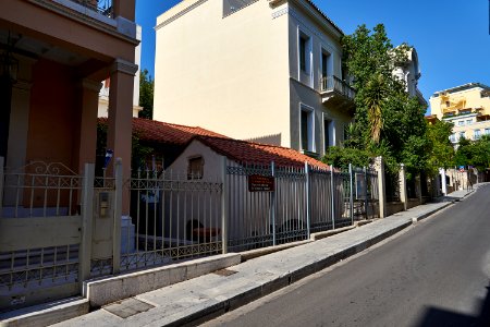 The Church of Saint Irene (Rinaki of Plaka) on Navarchou Nikodemou Street on August 15, 2020
