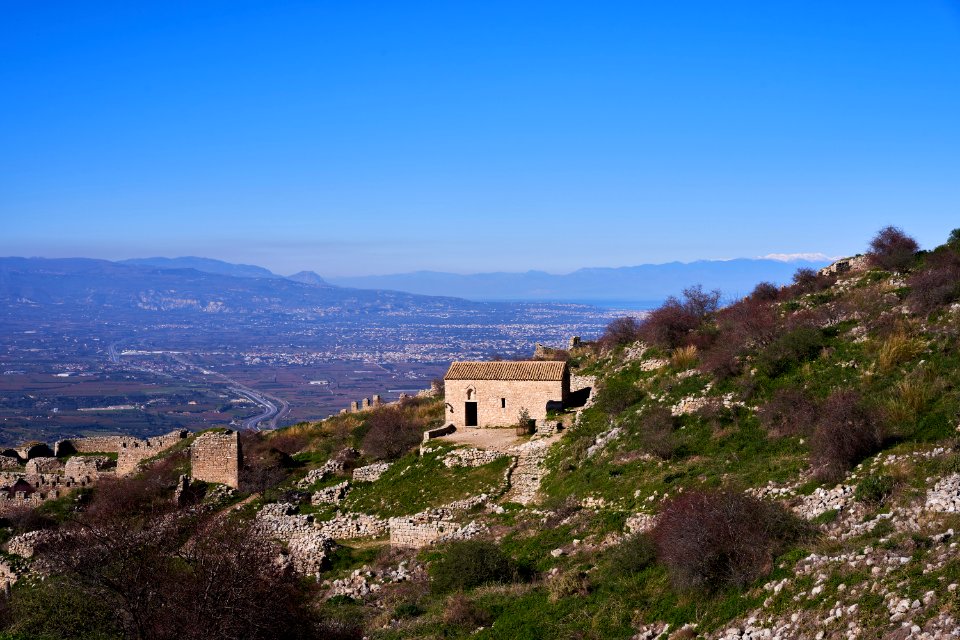 The Church of Saint Demetrios (Agios Demetrios) on the Acrocorinth, 10 January 2020