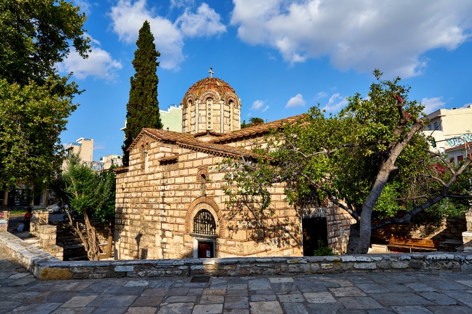 The Church of Agioi Asomatoi on June 26, 2020