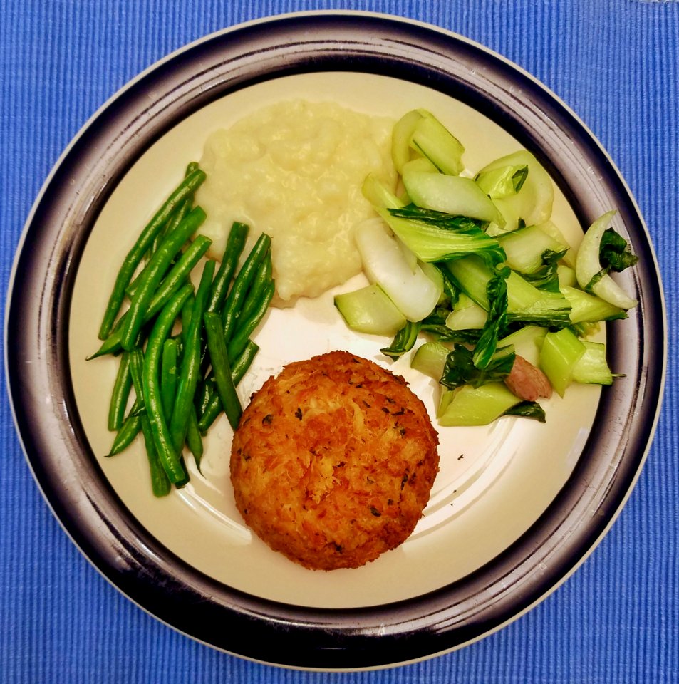 Thanksgiving dinner with crab cake - Massachusetts