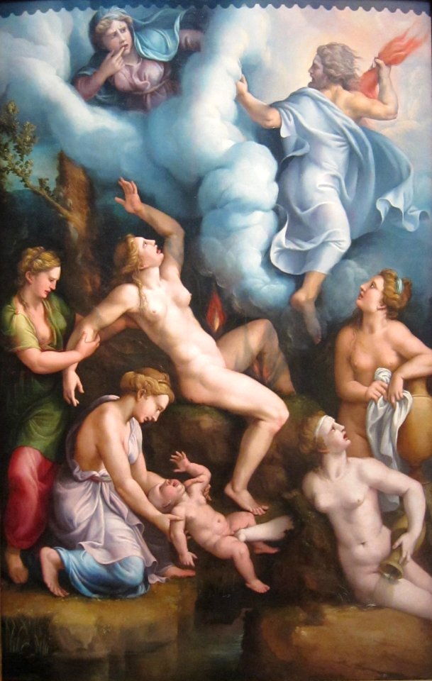 The Birth of Bacchus by Giulio Pippi, Getty Center