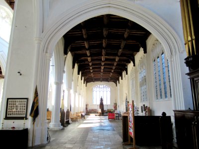 Thaxted church, north aisle