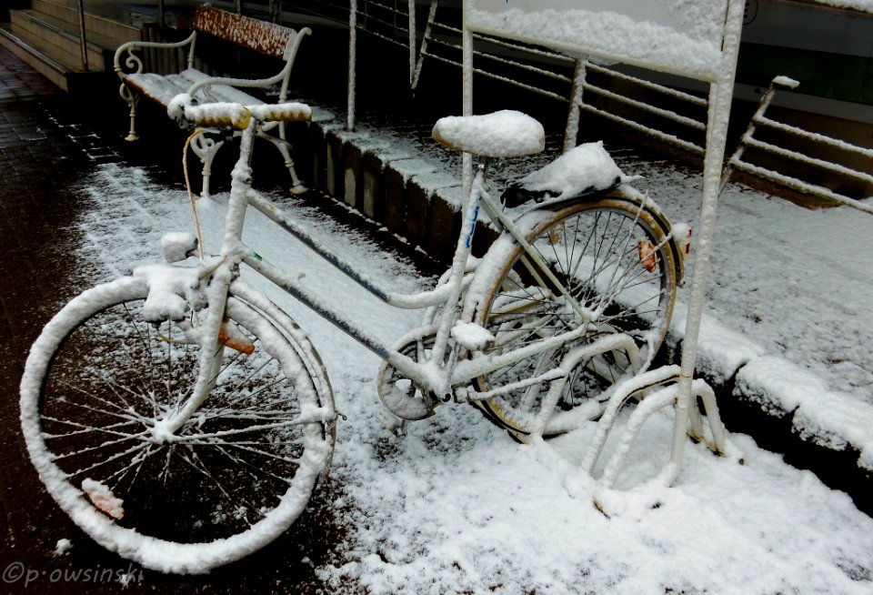 The Bicycle And The Snow (183257561)