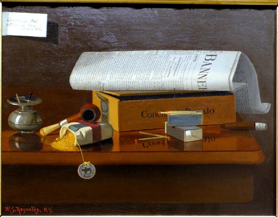 The Banner by William S. Reynolds, c. 1895, oil on canvas - Bennington Museum - Bennington, VT - DSC09102
