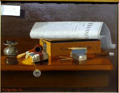 The Banner by William S. Reynolds, c. 1895, oil on canvas - Bennington Museum - Bennington, VT - DSC09102