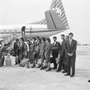 Thailandse dansgroep Thakavali op Schiphol, Bestanddeelnr 914-1813