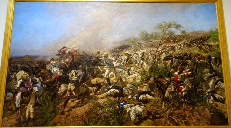 The Battle of Dogali by Michele Cammarano, 1896 - Galleria nazionale d'arte moderna - Rome, Italy - DSC05350