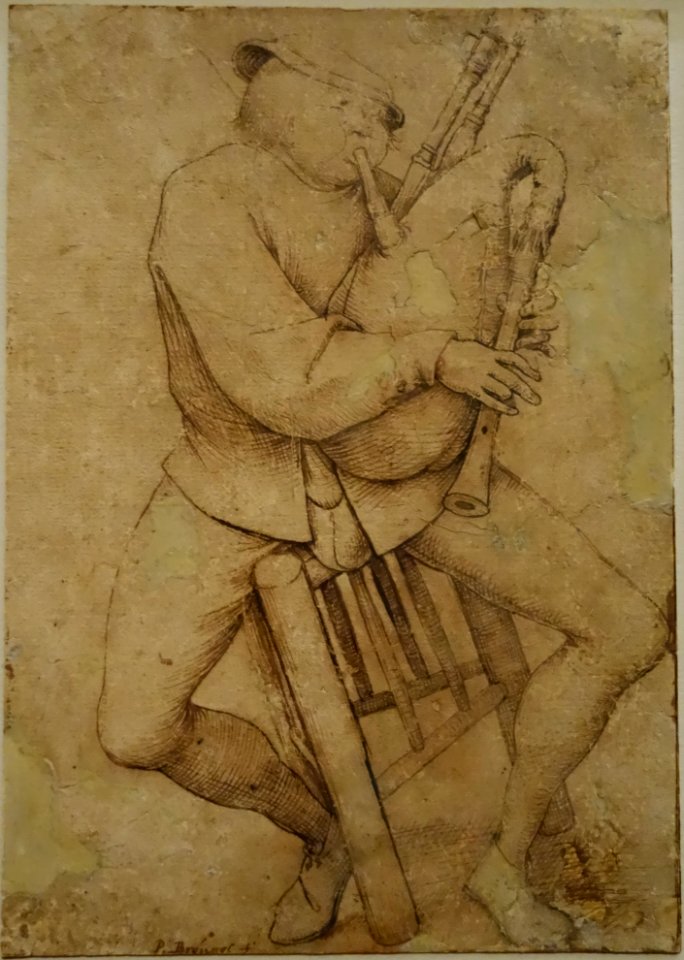 The bagpipe player, c. 1565