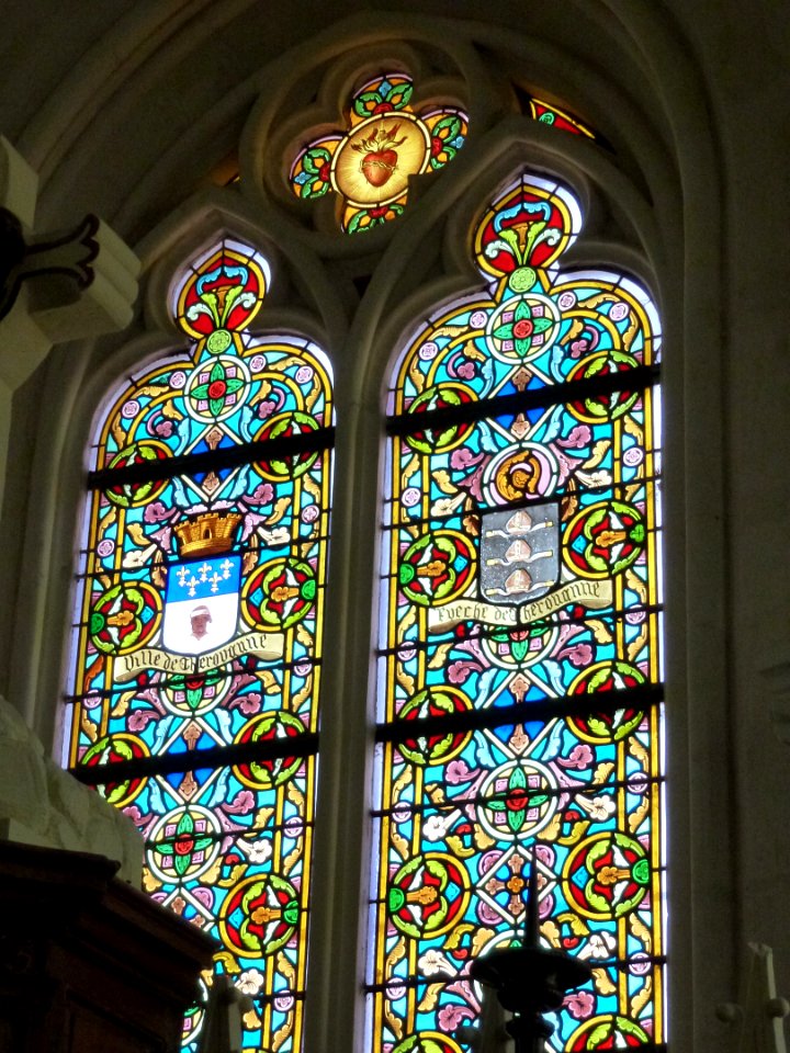Thérouanne (Pas-de-Calais, Fr) église Saint-Martin, vitraux des soixante évêques 15