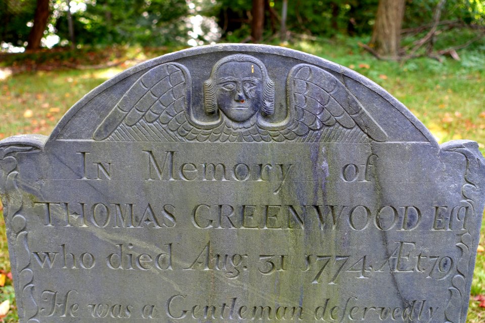 Thomas Greenwood Esq detail - East Parish Burying Ground - Newton, MA - DSC07301