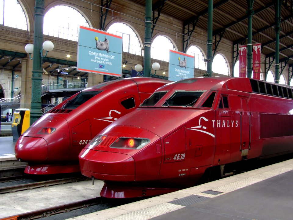 Thalys 44538 & 4343 different models