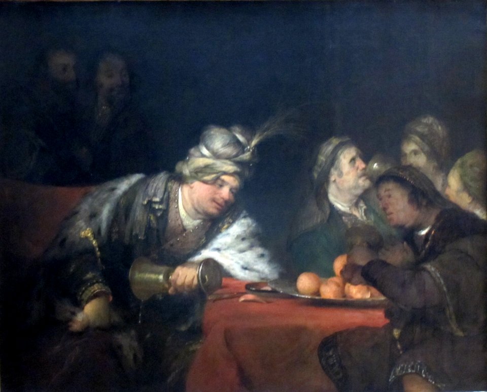 The Banquet of Ahasuerus by Aert de Gelder, Getty Center