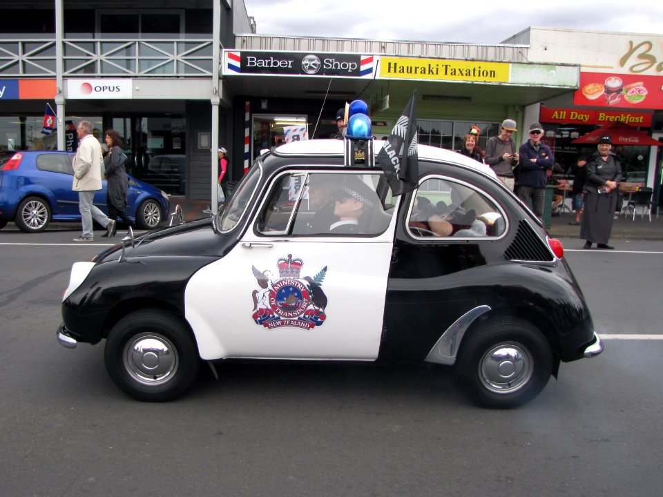 Thames steampunk police car