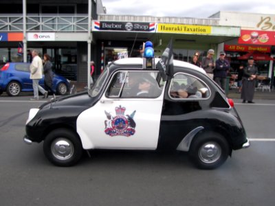 Thames steampunk police car